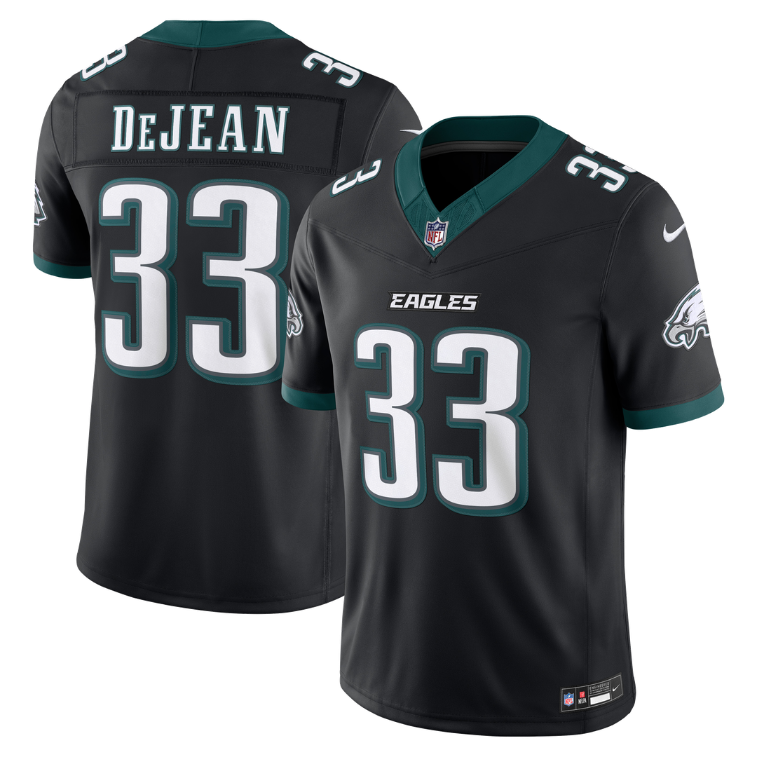 Philadelphia Eagles Cooper DeJean Nike Kelly Green Alternate Vapor F.U.S.E. Stitched Limited Jersey product image 10,