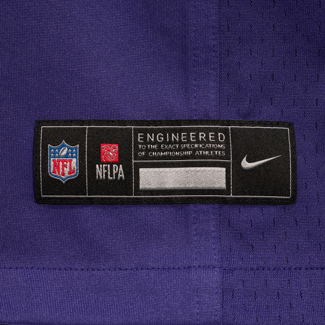Baltimore Ravens Jamal Lewis Nike Purple Game Retired Player Jersey product image 6, provided for visual reference and