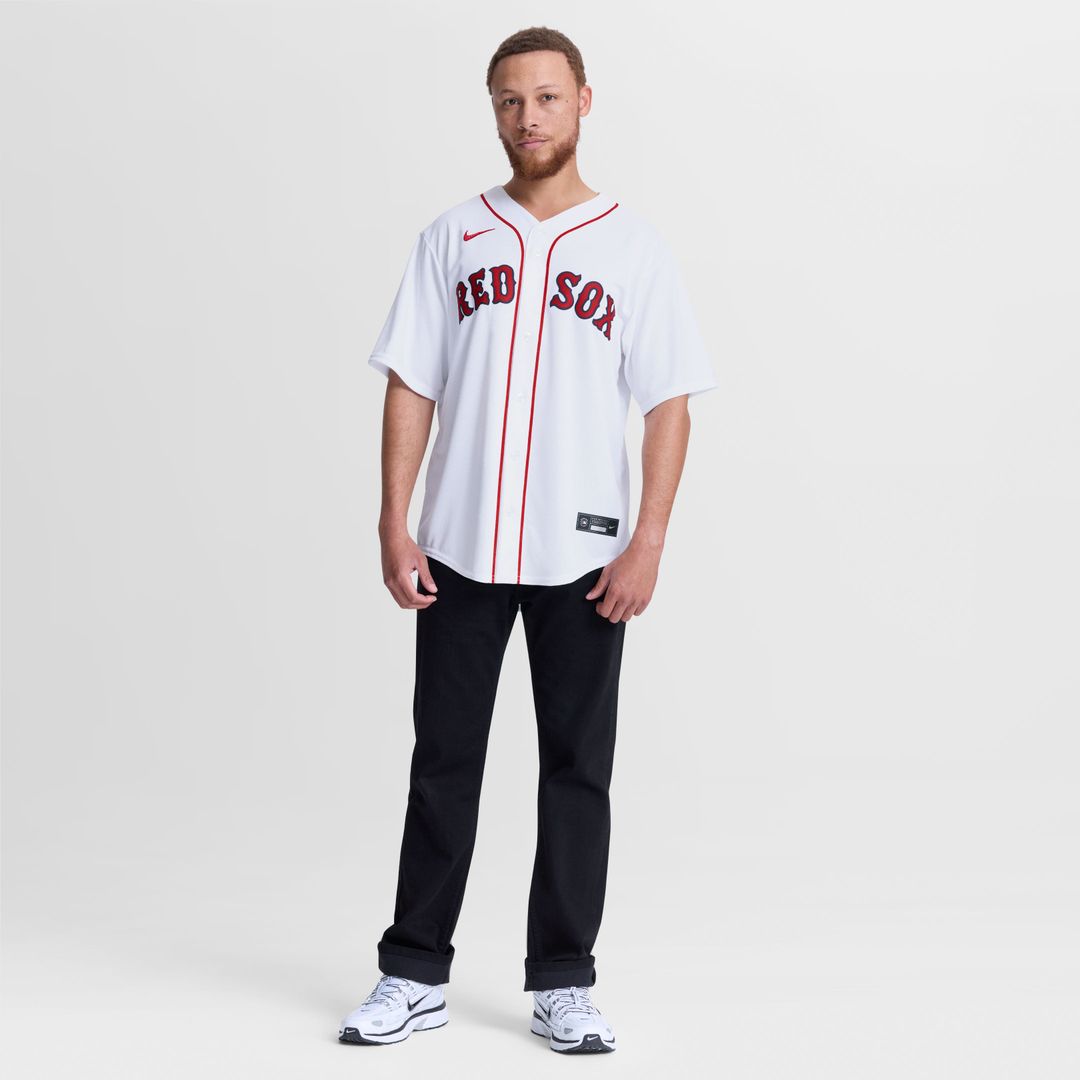 Boston Red Sox Willson Contreras Nike White Home Replica Jersey product image 4, provided for visual reference and product