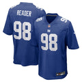 New York Giants D.J. Reader Nike Royal Game Jersey product image 1, provided for visual reference and product detail review