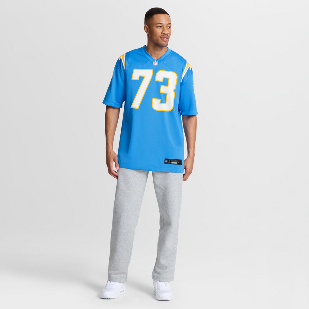 Los Angeles Chargers Alex Harkey Nike Powder Blue Team Game Jersey product image 2, provided for visual reference and