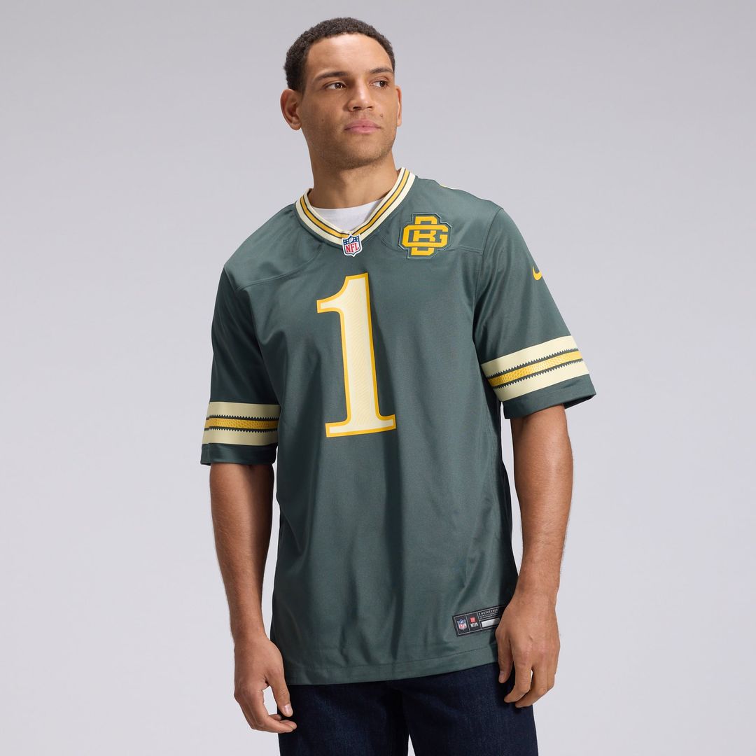 Green Bay Packers Micah Parsons Nike Green 2026 Rivalries Collection Game Jersey product image 2, provided for visual