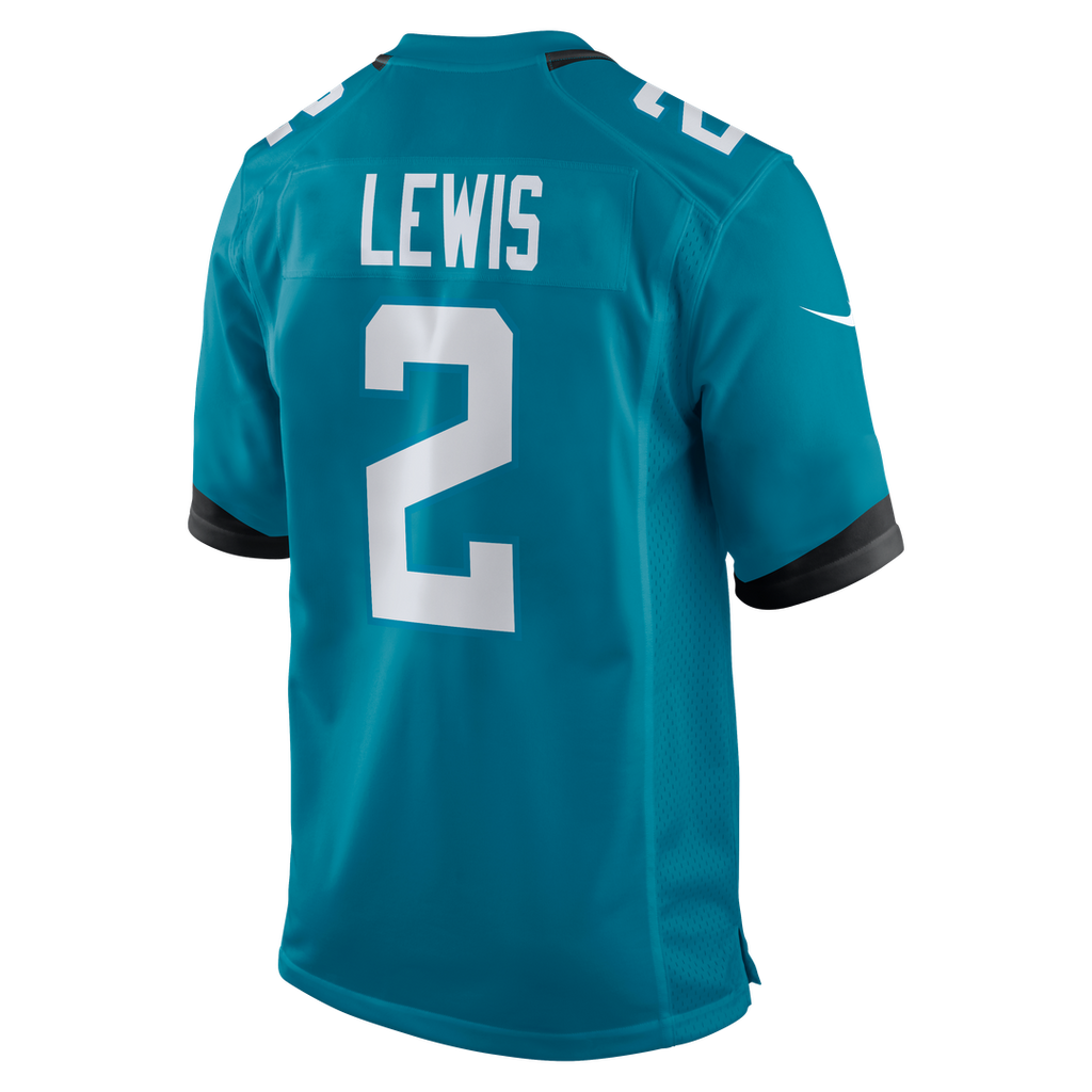 Jacksonville Jaguars Jourdan Lewis Nike Teal Team Game Jersey product image 3, provided for visual reference and product