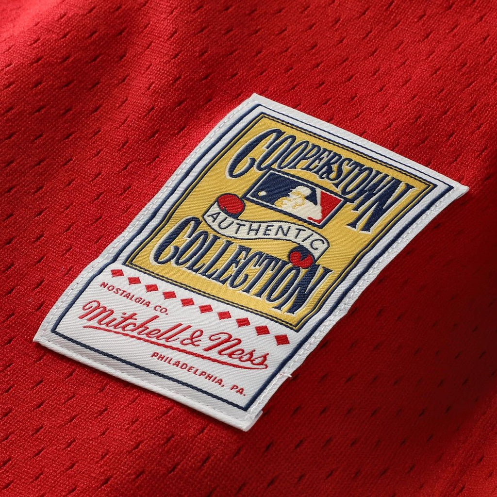 Cincinnati Reds Johnny Bench Mitchell & Ness Red Cooperstown Collection Big & Tall Mesh Batting Practice Jersey product