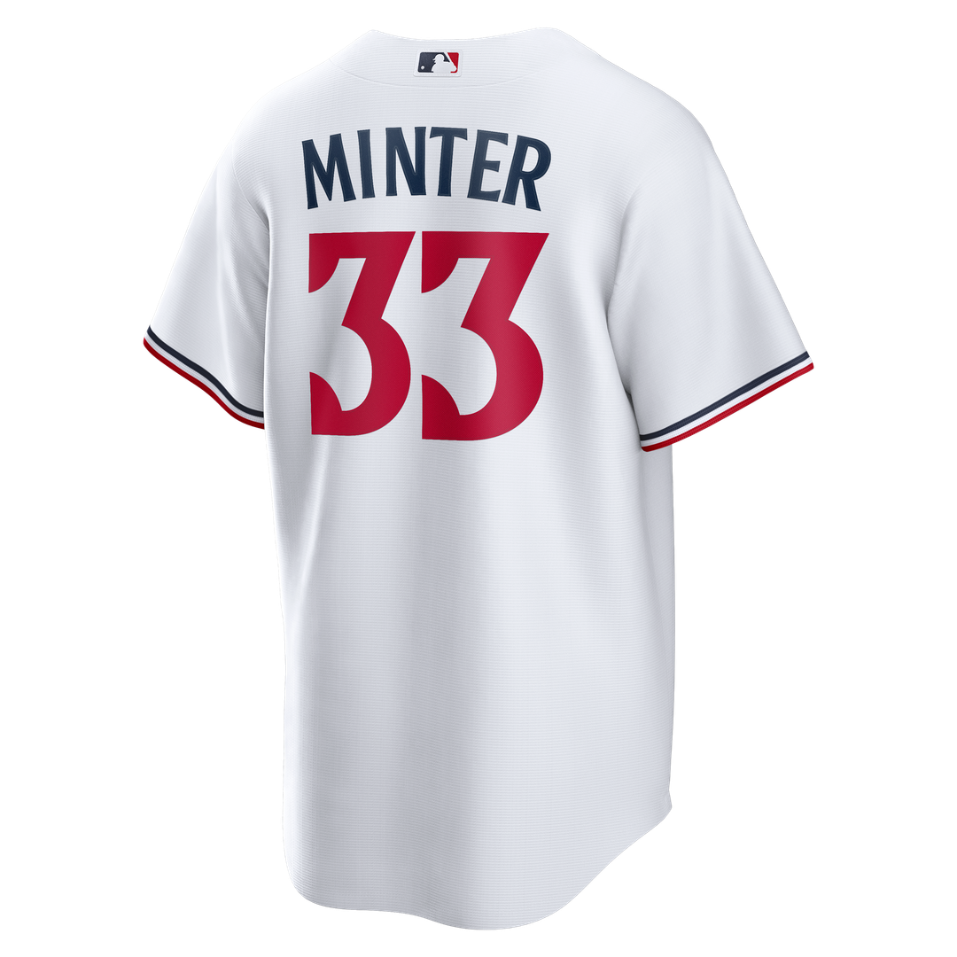 Minnesota Twins A.J. Minter Nike White Home Replica Jersey product image 3, provided for visual reference and product detail