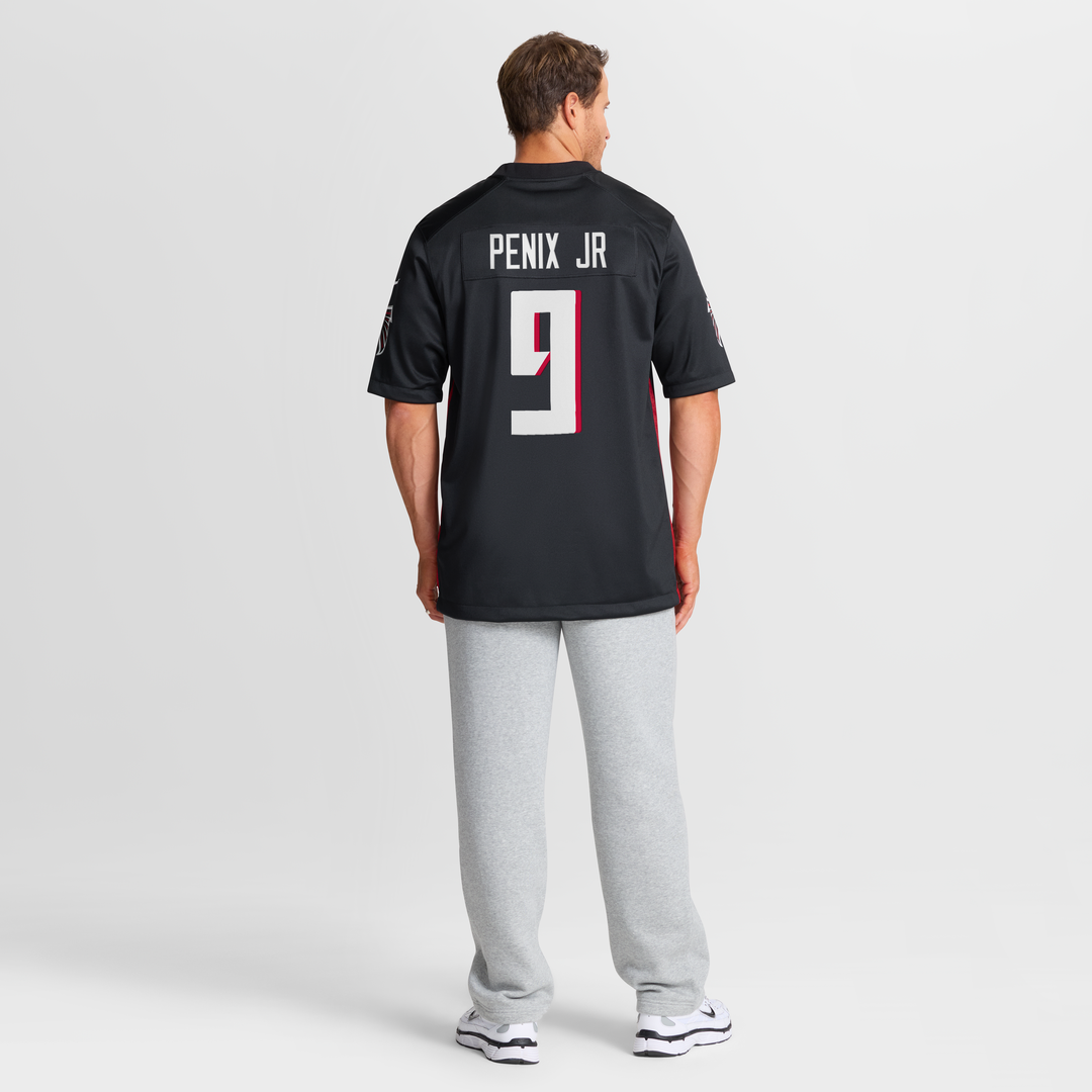 Atlanta Falcons Michael Penix Jr. Nike Black Player Game Jersey product image 16, provided for visual reference and product