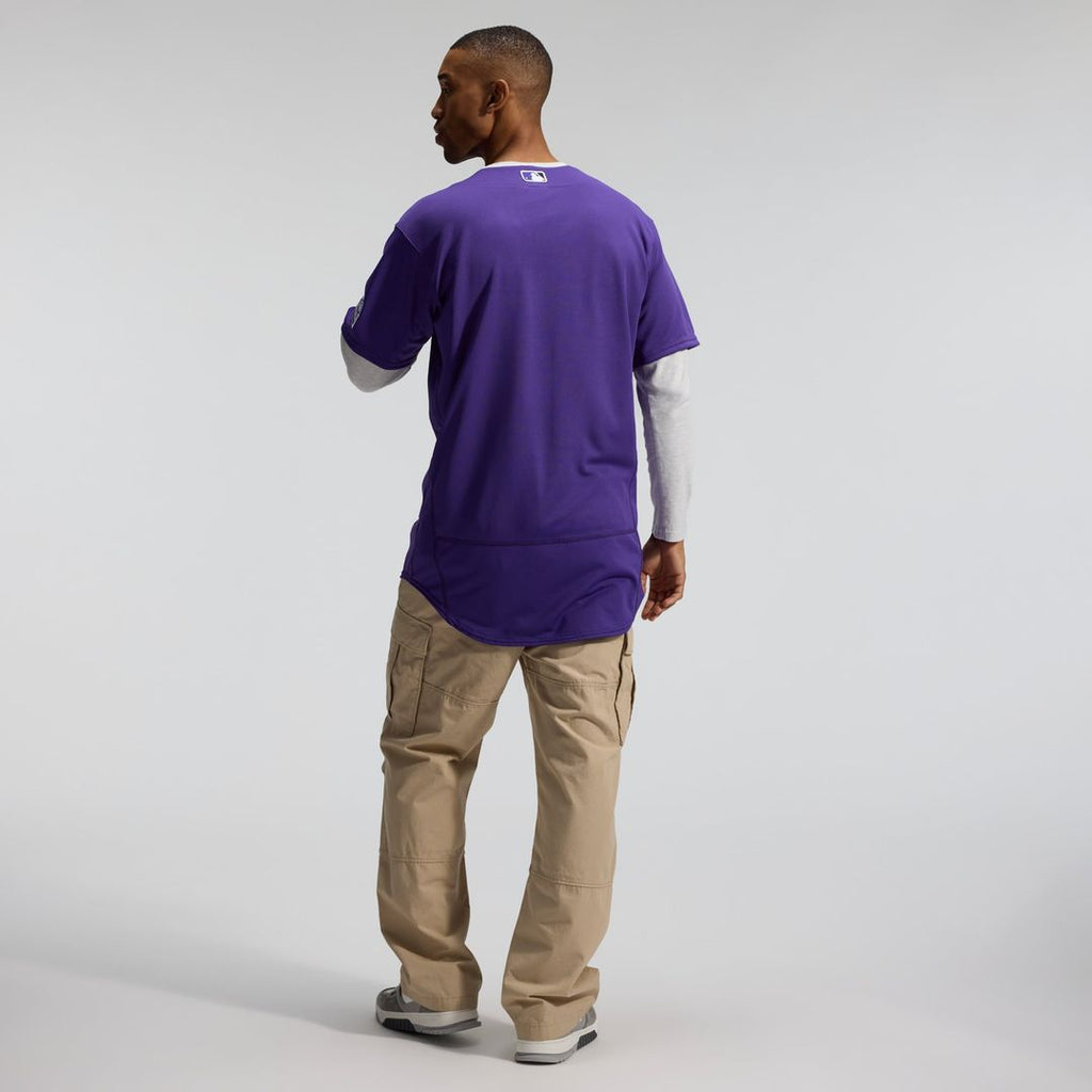 Colorado Rockies Nike Purple Alternate Authentic Jersey product image 5, provided for visual reference and product detail