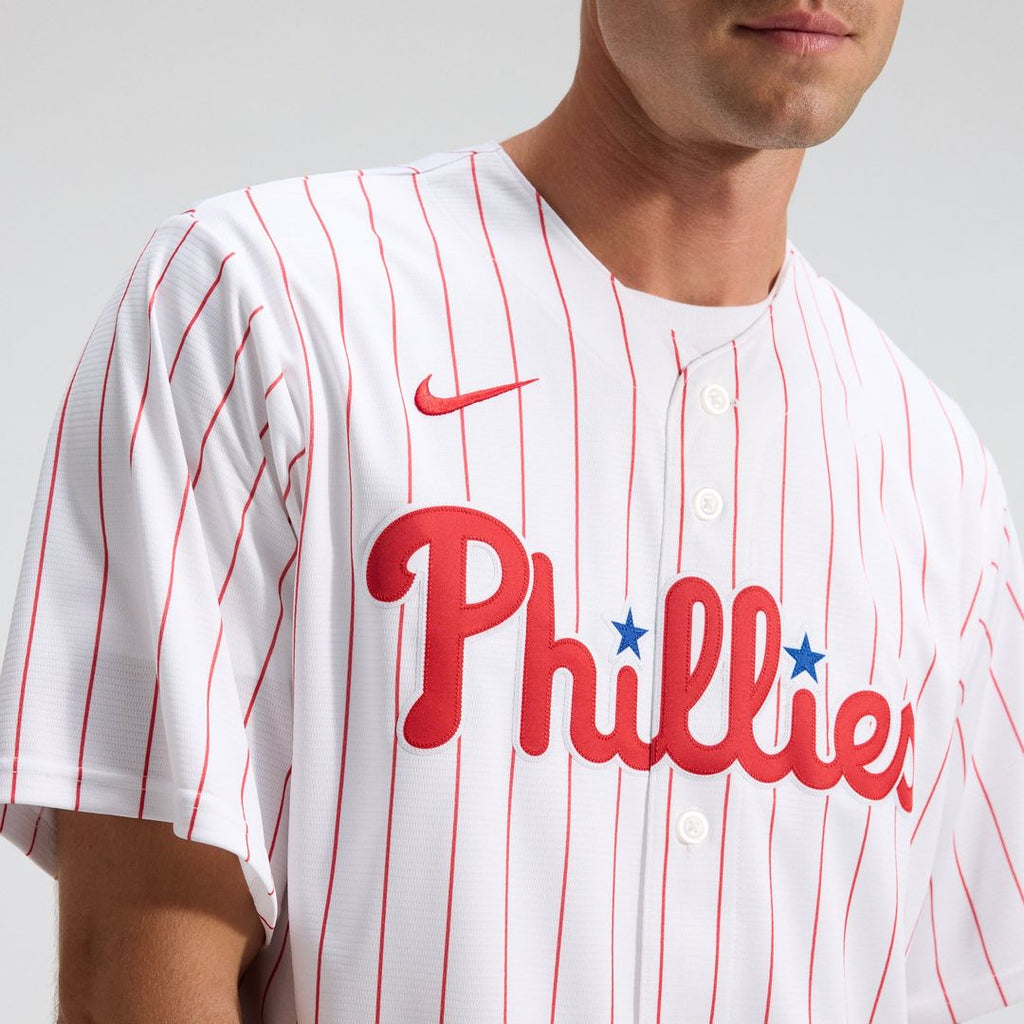 Philadelphia Phillies Nike White Home Replica Team Jersey product image 8, provided for visual reference and product detail