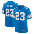 Detroit Lions Rock Ya-Sin Nike Blue Team Game Jersey product image 1, provided for visual reference and product detail review