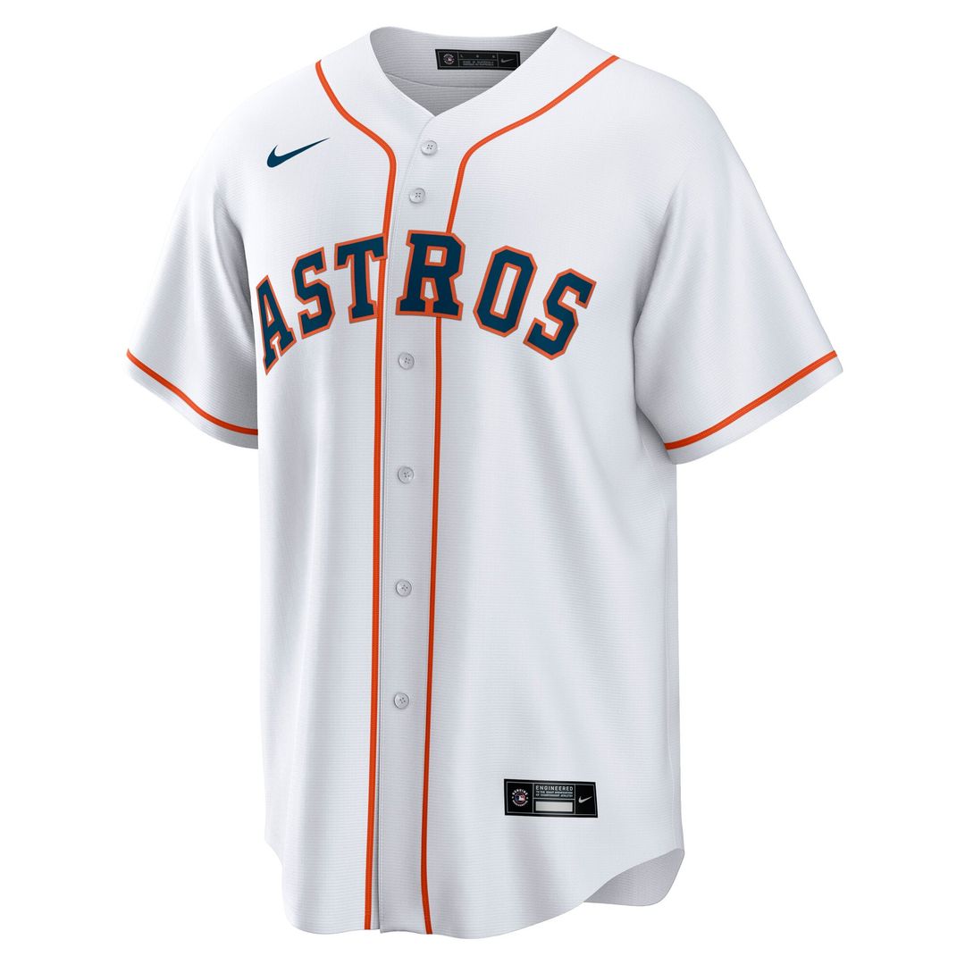Houston Astros Cam Smith Nike White Home Replica Jersey product image 2, provided for visual reference and product detail
