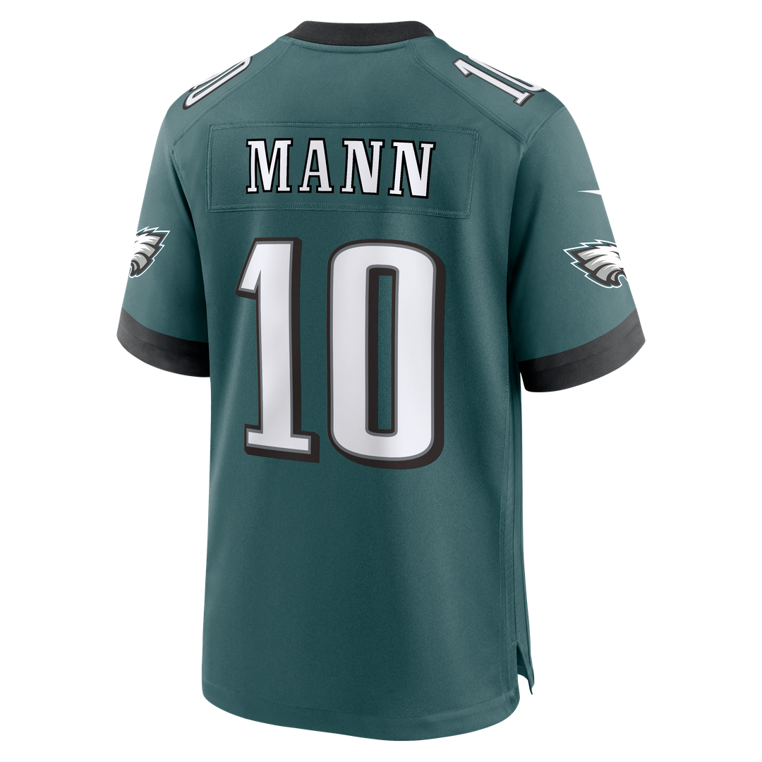 Philadelphia Eagles Braden Mann Nike Midnight Green Team Game Jersey product image 3, provided for visual reference and