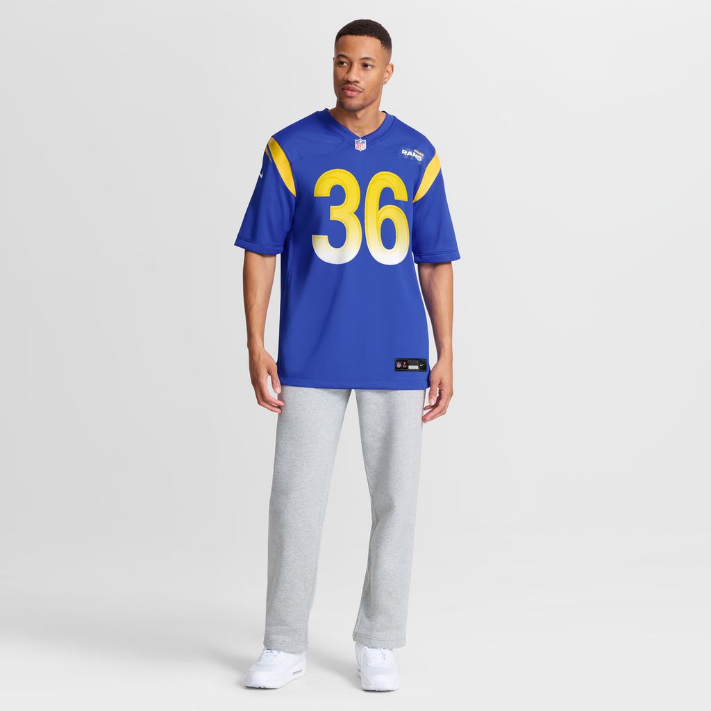 Los Angeles Rams Jerome Bettis Nike Royal Game Retired Player Jersey product image 7, provided for visual reference and
