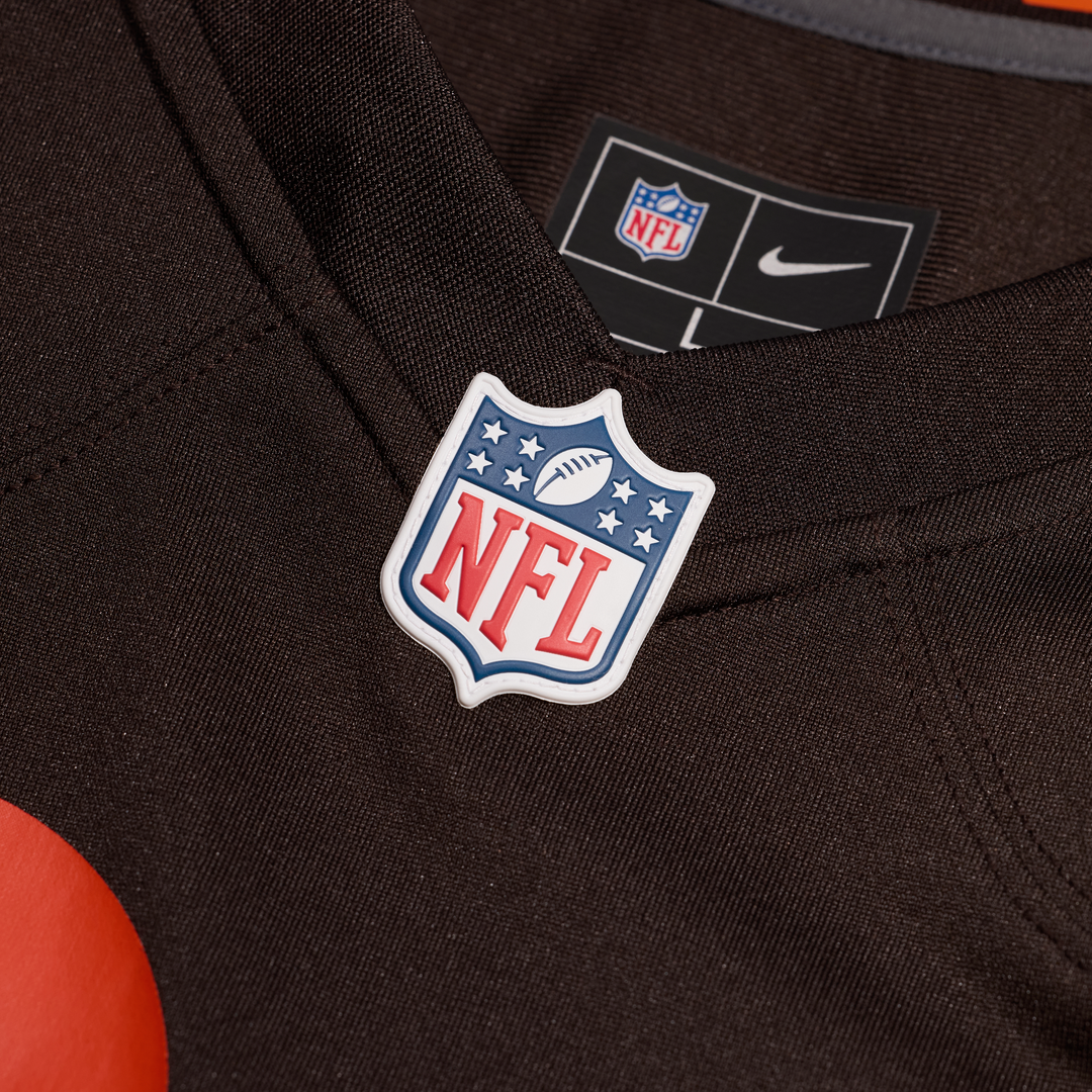 Cleveland Browns Jared Verse Nike Brown Nike Game Jersey product image 4, provided for visual reference and product detail