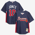 Atlanta Braves Chipper Jones Mitchell & Ness Navy Authentic Batting Practice Jersey product image 1, provided for visual