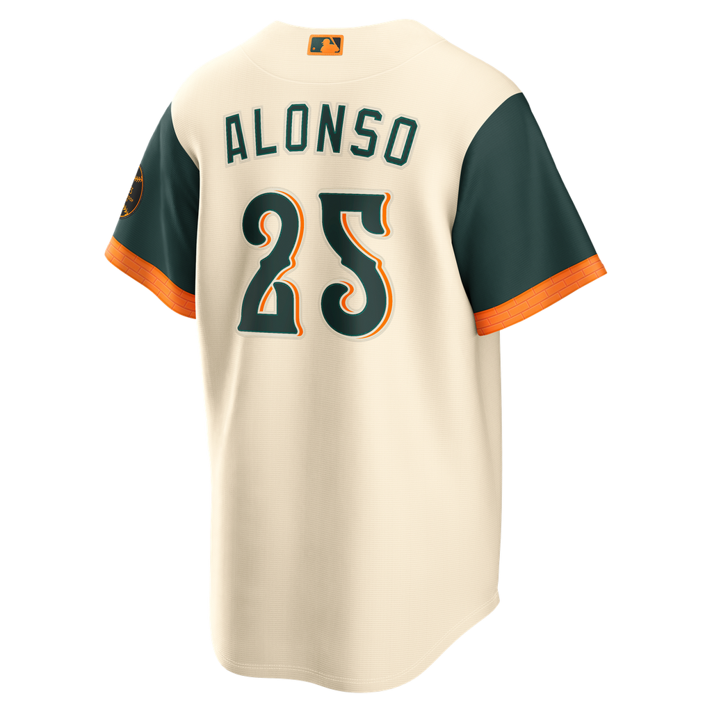 Baltimore Orioles Pete Alonso Nike Cream 2026 City Connect Stadium Jersey product image 3, provided for visual reference and