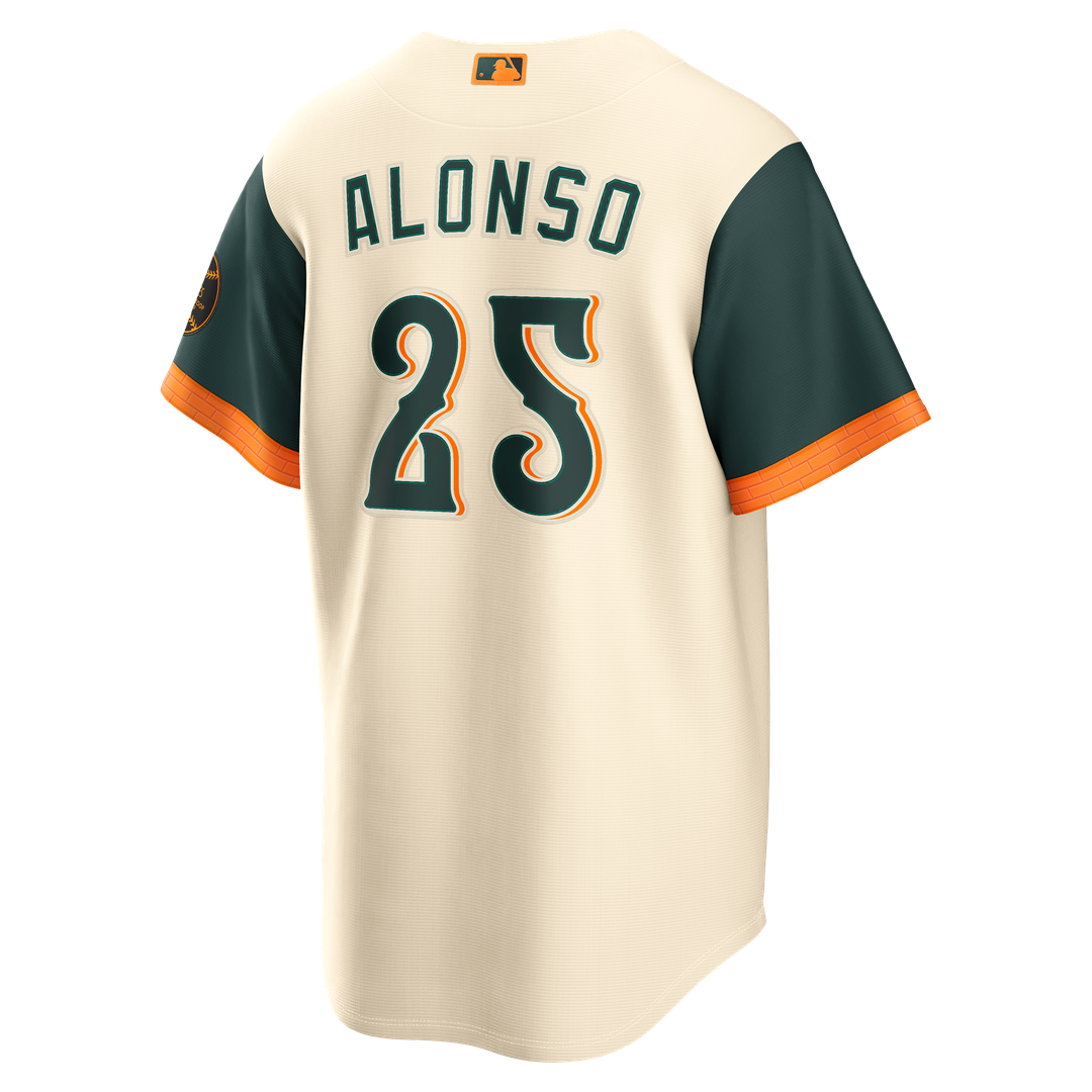 Baltimore Orioles Pete Alonso Nike Cream 2026 City Connect Stadium Jersey product image 3, provided for visual reference and