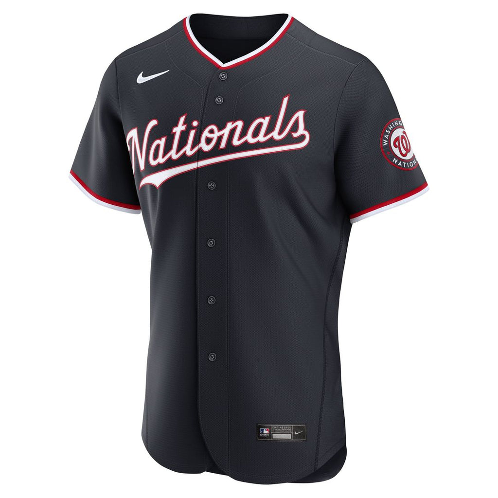 Washington Nationals Nike Navy Alternate Authentic Jersey product image 5, provided for visual reference and product detail