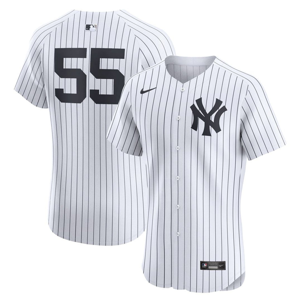 New York Yankees Carlos Rodon Nike White Home Elite Player Jersey product image 1, provided for visual reference and product