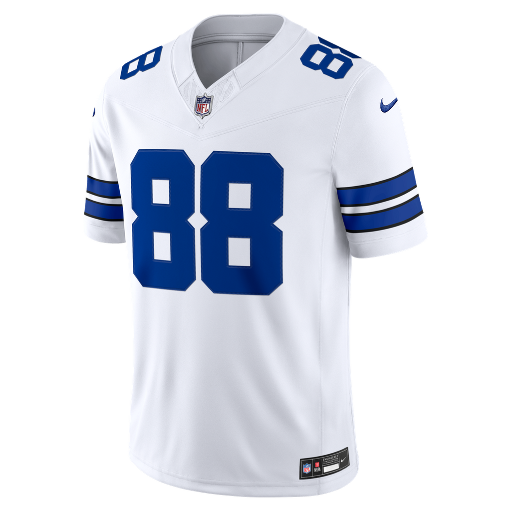 Dallas Cowboys CeeDee Lamb Nike White Vapor F.U.S.E. Stitched Limited Jersey product image 2, provided for visual reference