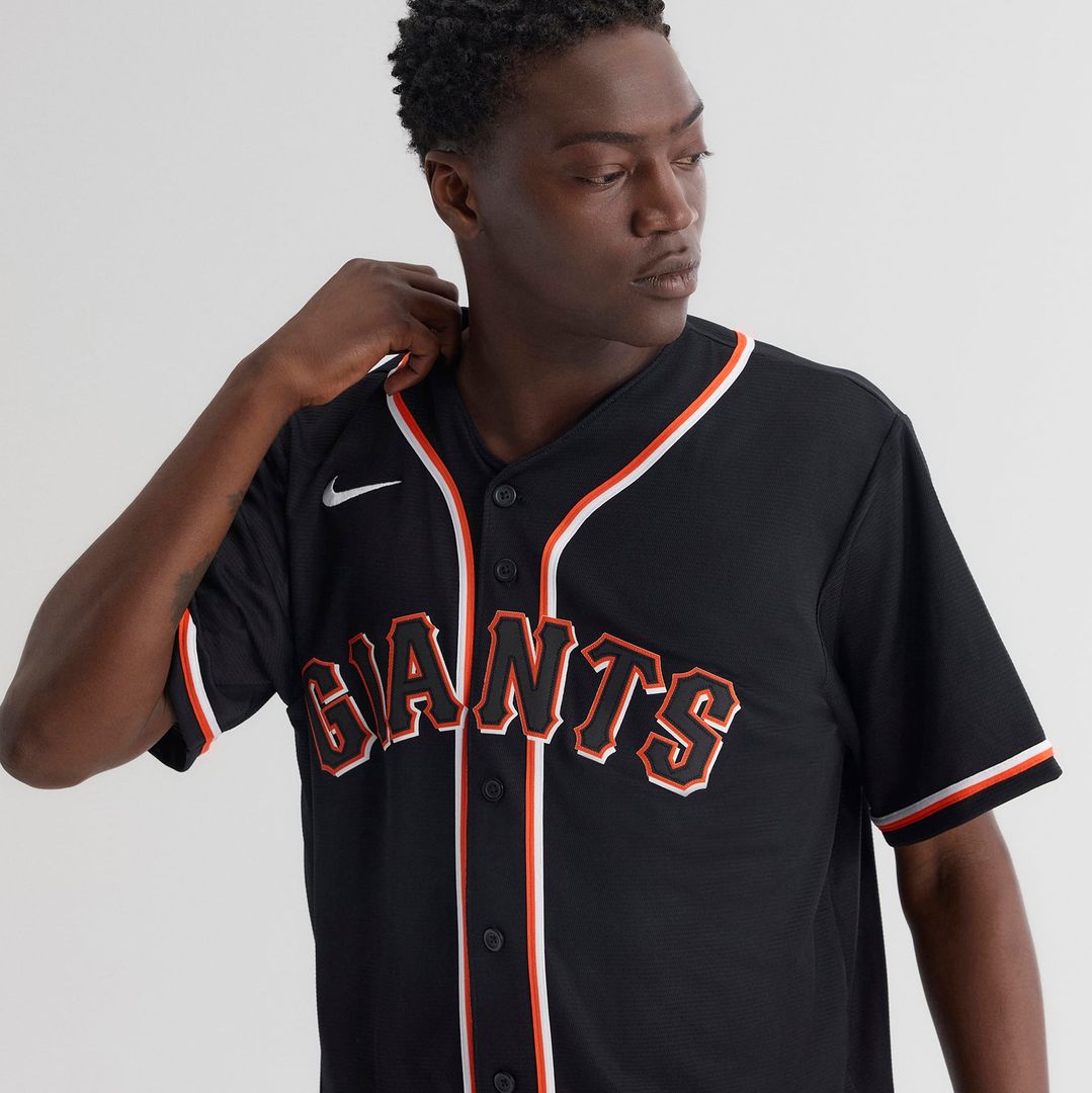 San Francisco Giants Jung Hoo Lee Nike Fashion Replica Black Out Jersey product image 9, provided for visual reference and