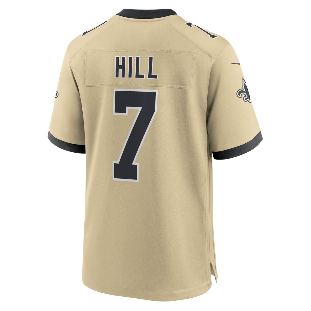 New Orleans Saints Taysom Hill Nike Black Game Jersey product image 19, provided for visual reference and product detail