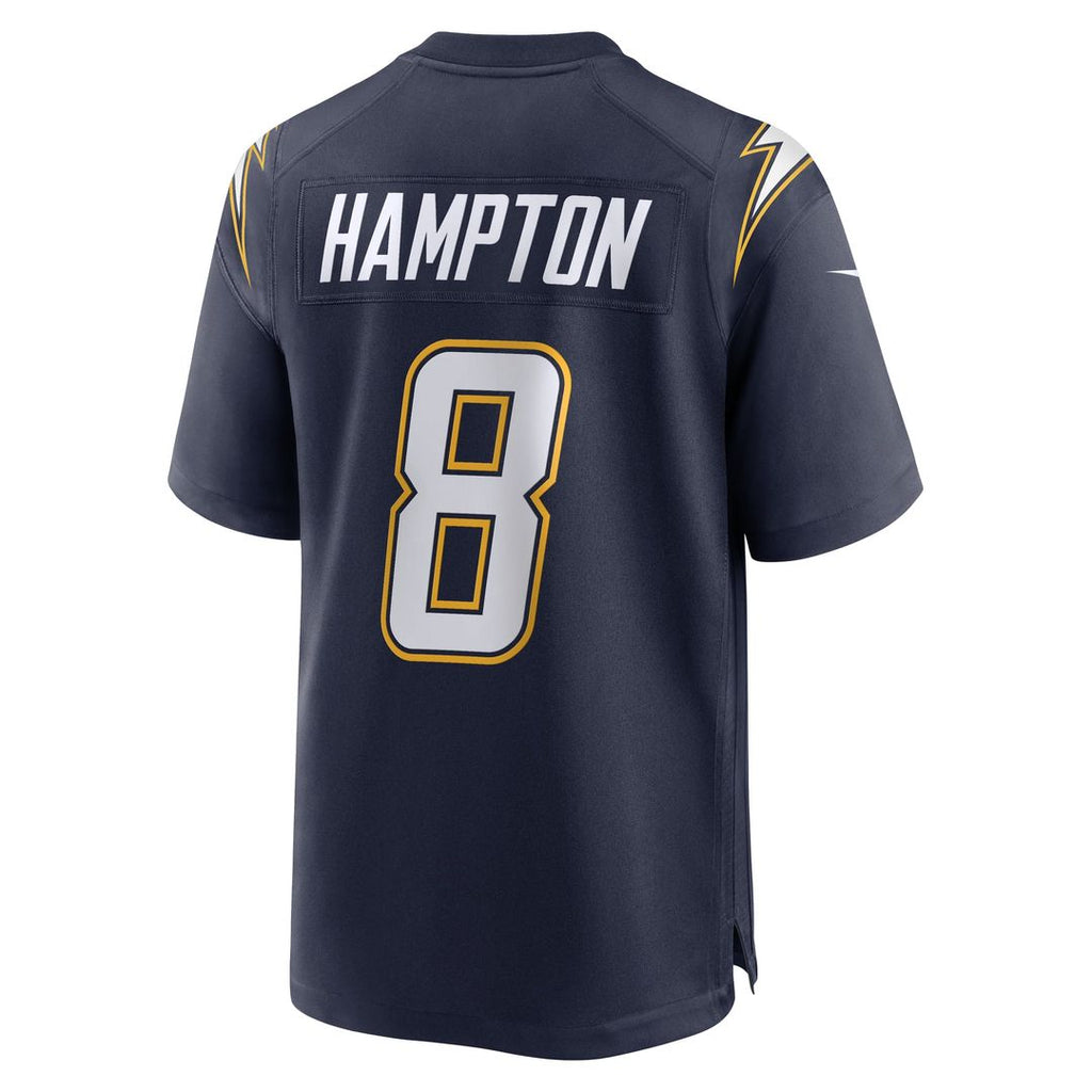 Los Angeles Chargers Omarion Hampton Nike Navy Alternate Super Chargers Game Player Jersey product image 3, provided for