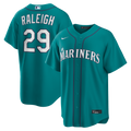 Seattle Mariners Cal Raleigh Nike Teal Alternate Replica Jersey product image 1, provided for visual reference and product