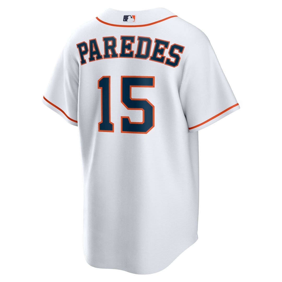 Houston Astros Isaac Paredes Nike White Home Replica Jersey product image 3, provided for visual reference and product