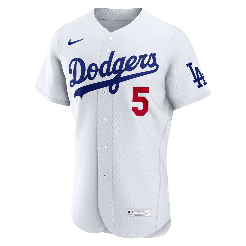 Los Angeles Dodgers Freddie Freeman Nike White Home Authentic Jersey product image 2, provided for visual reference and