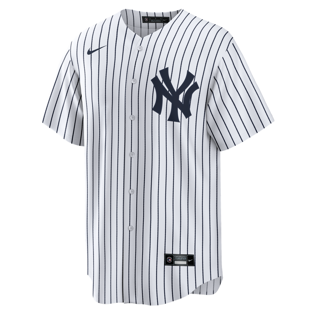 New York Yankees Nike White Home Replica Team Jersey product image 5, provided for visual reference and product detail review