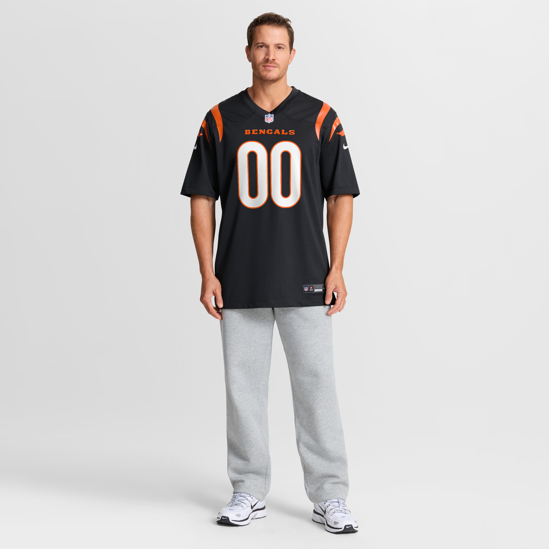 Cincinnati Bengals Nike Black Game Custom Jersey product image 7, provided for visual reference and product detail review