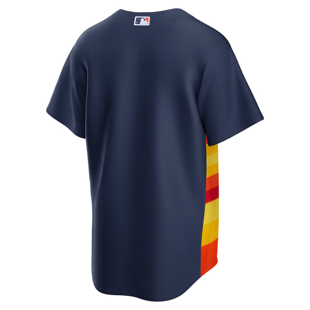 Houston Astros Nike Navy Alternate Replica Jersey product image 6, provided for visual reference and product detail review