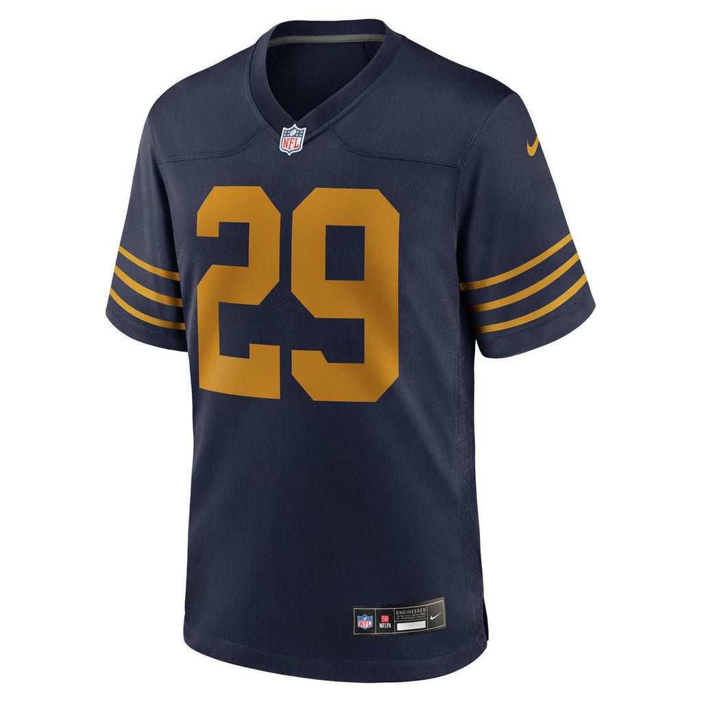 Green Bay Packers Xavier McKinney Nike Navy The 1923 Classic Game Jersey product image 2, provided for visual reference and