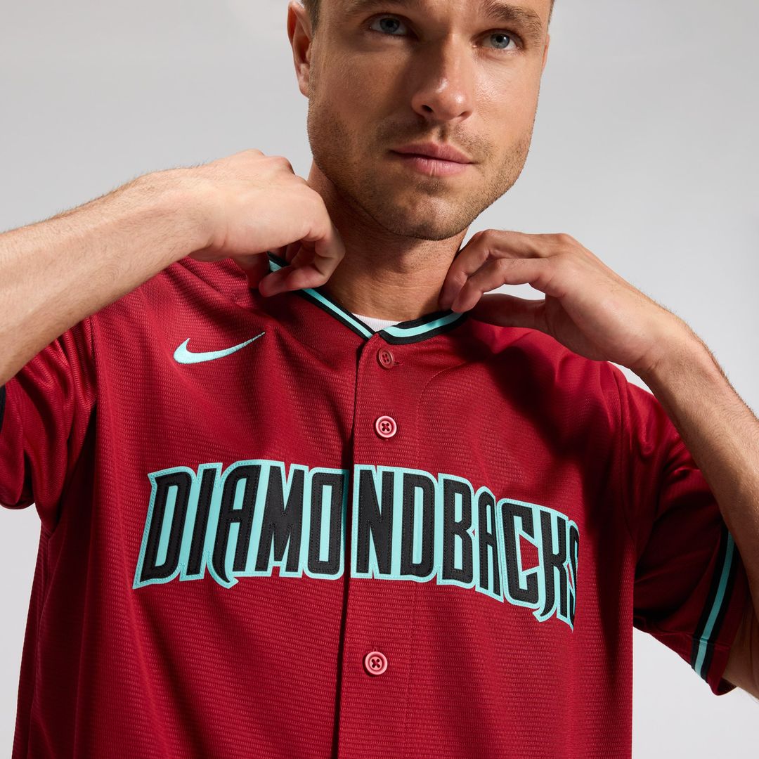 Arizona Diamondbacks Corbin Carroll Nike Crimson Alternate 2 Replica Jersey product image 23, provided for visual reference
