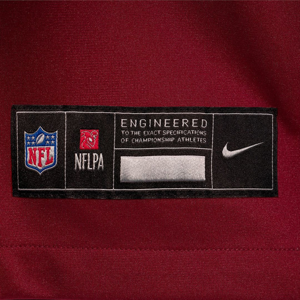 Washington Commanders Deatrich Wise Jr. Nike Burgundy Team Game Jersey product image 6, provided for visual reference and