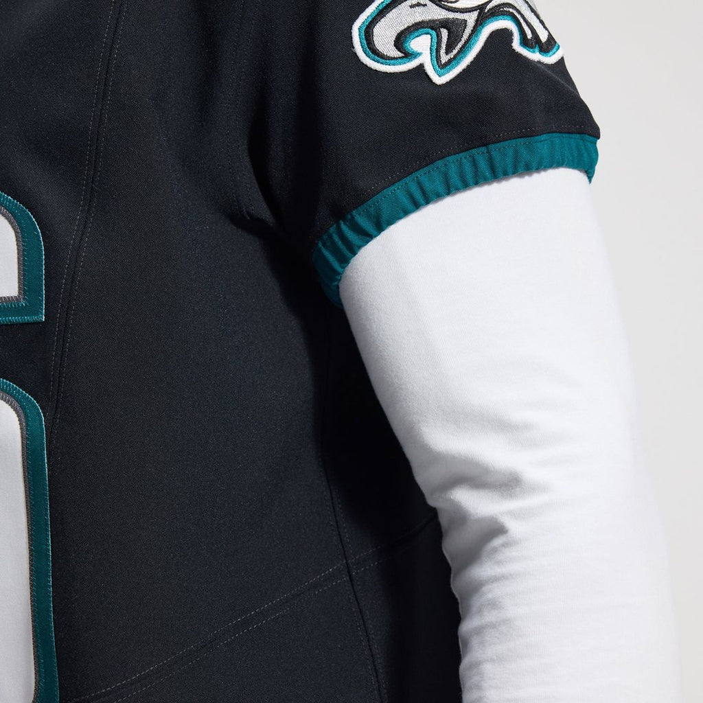 Philadelphia Eagles Saquon Barkley Nike Black Alternate Vapor F.U.S.E. Elite Jersey product image 13, provided for visual