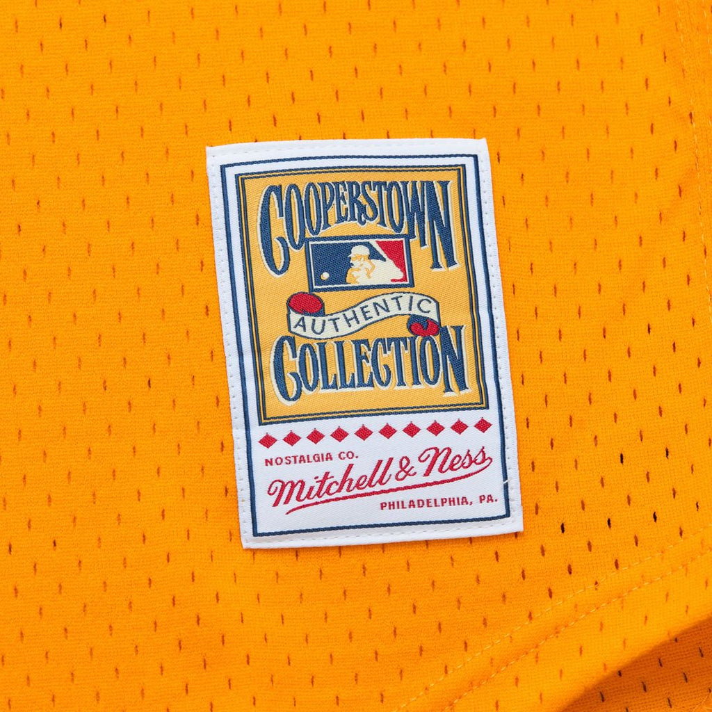 San Diego Padres Tony Gwynn Mitchell & Ness Gold Big & Tall Cooperstown Mesh Batting Practice Jersey product image 7,