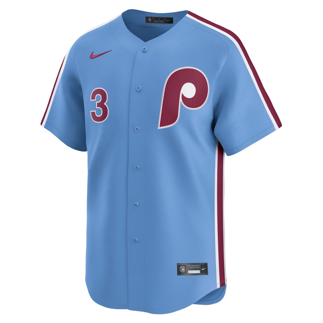 Philadelphia Phillies Bryce Harper Nike Light Blue Alternate Limited Player Jersey product image 2, provided for visual