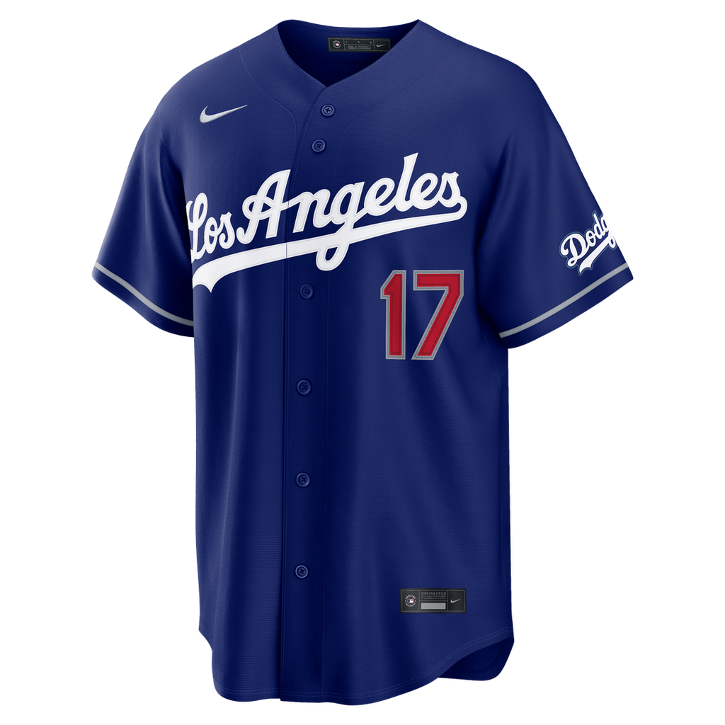Los Angeles Dodgers Shohei Ohtani Nike Royal Alternate Stadium Jersey product image 5, provided for visual reference and