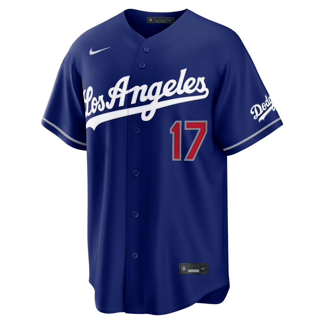 Los Angeles Dodgers Shohei Ohtani Nike Royal Alternate Stadium Jersey product image 5, provided for visual reference and