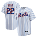 New York Mets Nike White Home Replica Player Jersey product image 1, provided for visual reference and product detail review