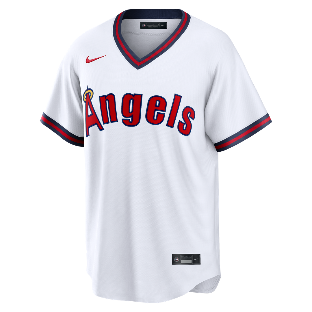 Los Angeles Angels Mike Trout Nike White Alternate Replica Jersey product image 2, provided for visual reference and product