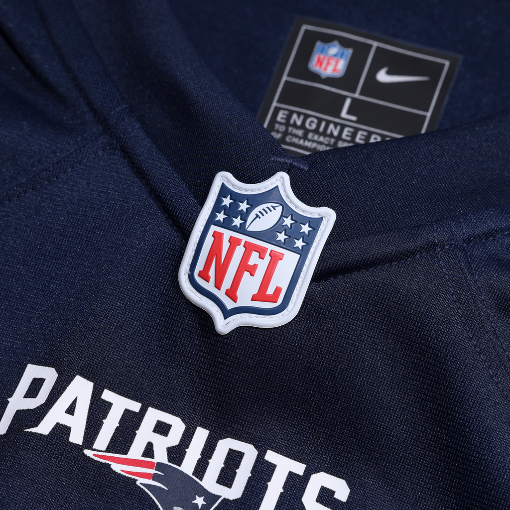 New England Patriots K.J. Britt Nike Navy Team Game Jersey product image 6, provided for visual reference and product detail