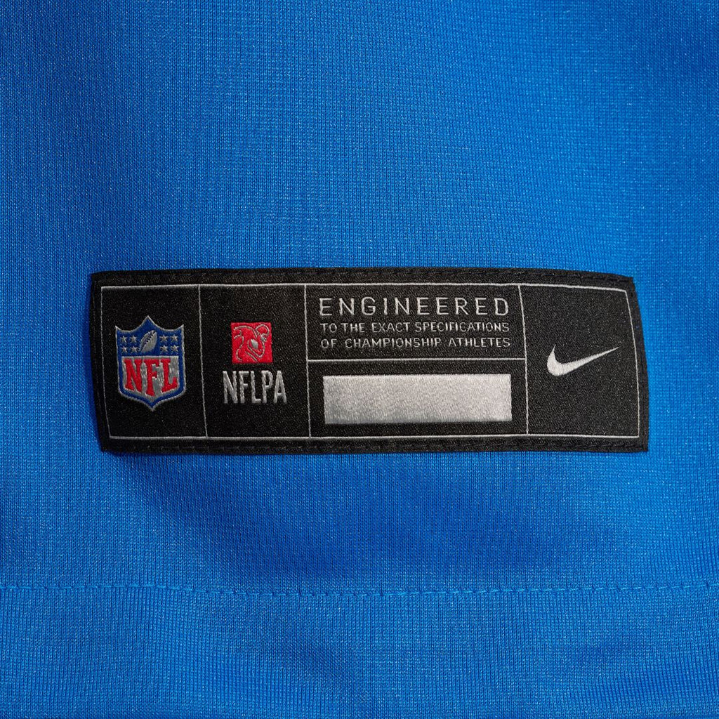 Detroit Lions Sam LaPorta Nike Blue Alternate Game Jersey product image 6, provided for visual reference and product detail