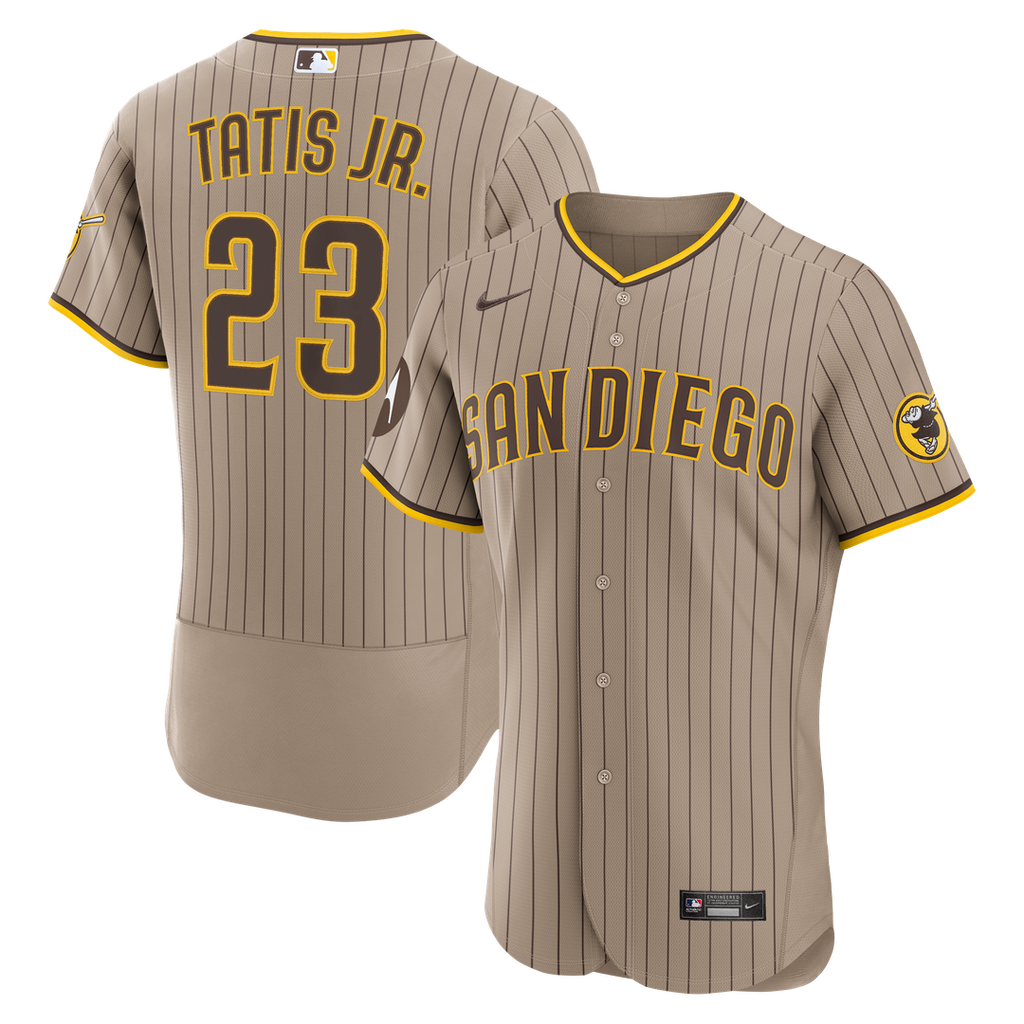 San Diego Padres Fernando Tatis Jr. Nike White Home Authentic Sponsor Patch Jersey product image 7, provided for visual