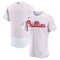 Philadelphia Phillies Nike White Home Sponsor Patch Authentic Jersey product image 1, provided for visual reference and