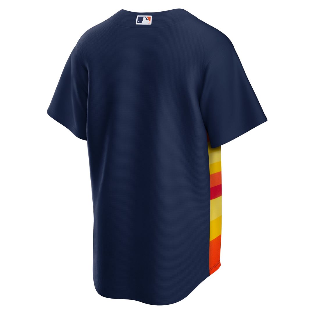 Houston Astros Nike White Home Replica Team Jersey product image 12, provided for visual reference and product detail review