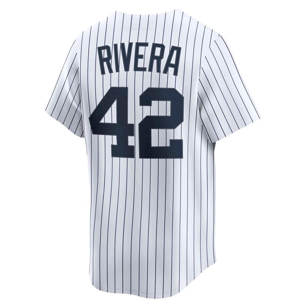 New York Yankees Mariano Rivera Nike White Throwback Cooperstown Collection Limited Jersey product image 3, provided for