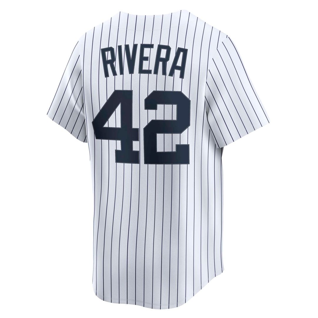 New York Yankees Mariano Rivera Nike White Throwback Cooperstown Collection Limited Jersey product image 3, provided for