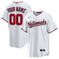 Washington Nationals Nike White Home Custom Replica Jersey product image 1, provided for visual reference and product detail